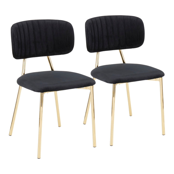 Bouton - Contemporary / Glam Chair (Set of 2)