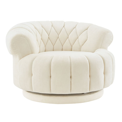 Round Swivel Accent Chair With Rotation Hearth and Haven