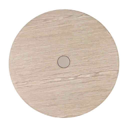 Lotus Bay - Chairside Table - Sand Michael Amini