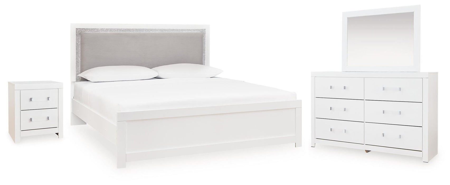 Maeling - Upholstered Panel Bedroom Set Signature Design by Ashley®