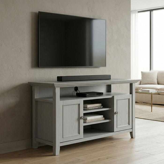 Amherst - TV Media Stand, Handcrafted Simpli-Home
