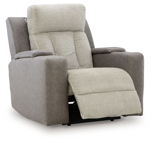WhipLash - Power Recliner With Adj Headrest - Sisal Signature Design by Ashley®