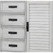 Lockeford - 5 Drawer Door Chest - White Furniture Max