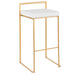 Fuji - Contemporary / Glam & Quality Construction Barstool Lumi Source