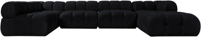 Orin - 6 Piece Modular Sectional (3 Modular Chairs, 2 Corner Chairs & Ottoman) Meridian Furniture