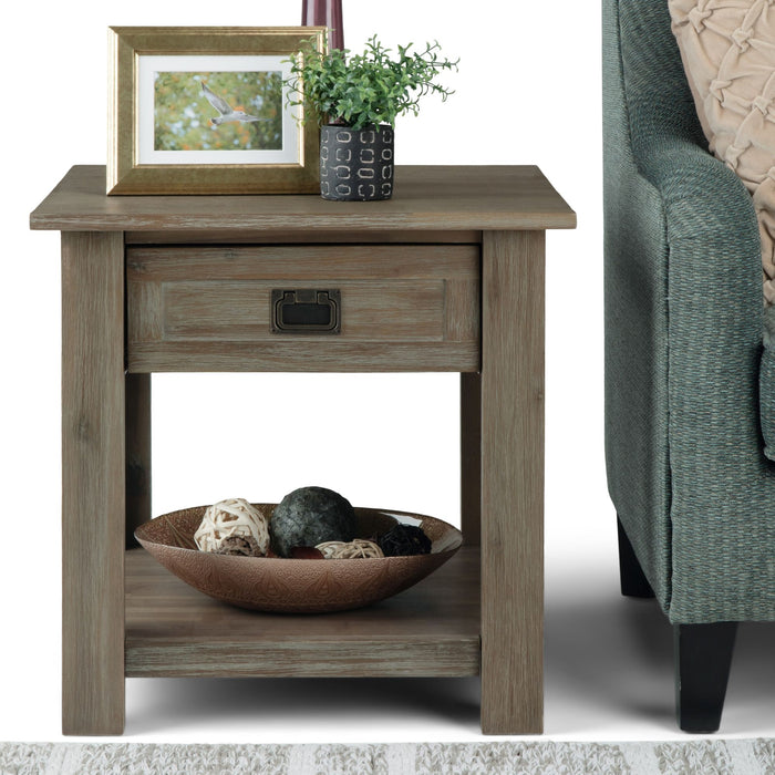 Monroe - Handcrafted Side Table Simpli-Home