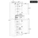 Tall Freestanding Bathroom Storage Cabinet With Drawer And Adjustable Shelf Hearth and Haven