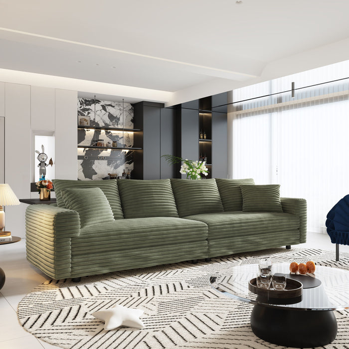Modern Comfy Upholstered Sofa Cloud Couch & Deep Seat Couches Home Essentials