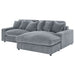 Marcus - Fog Track Arms Reversible Sectional With Pillows - Fog Furniture Max