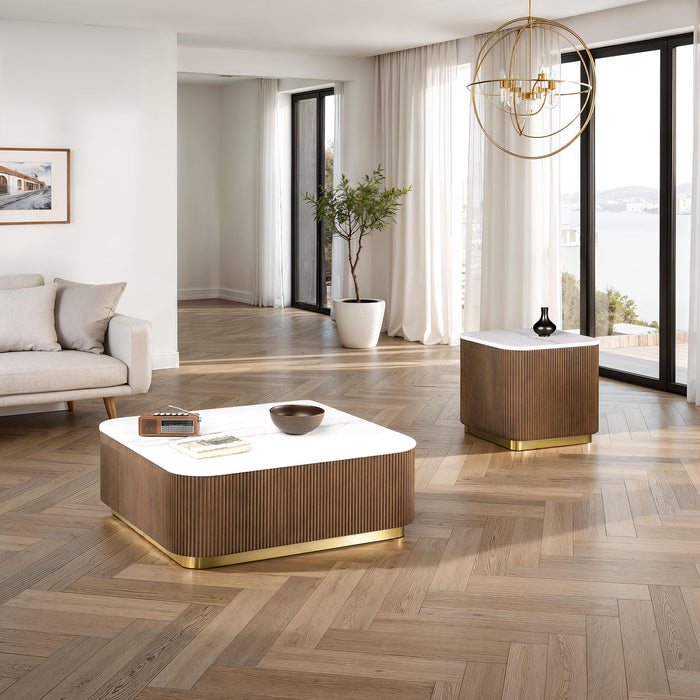 Contemporary Square Table Home Essentials