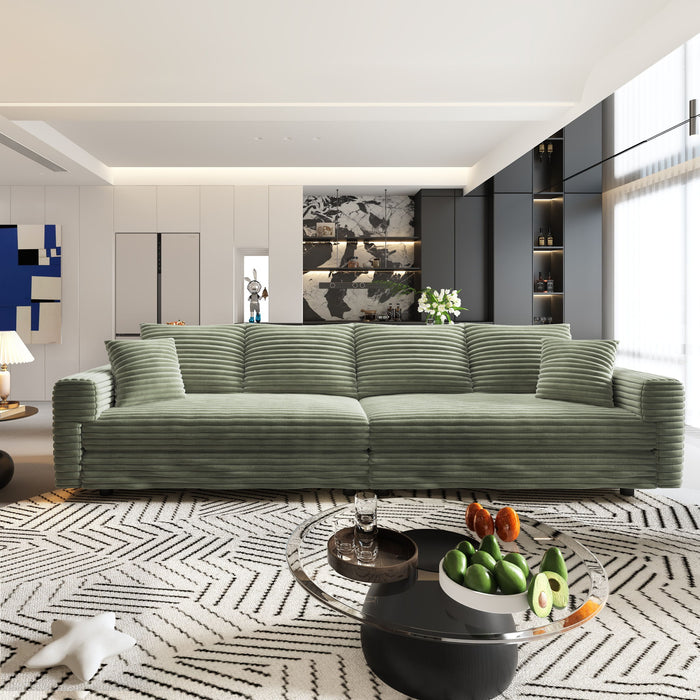 4 Seat Sofa, Deep Seat Couches With Soft Pillows Home Essentials
