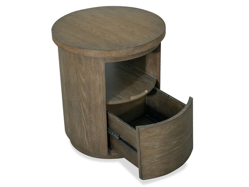 Bosley - Round End Table - Porpoise Magnussen Furniture