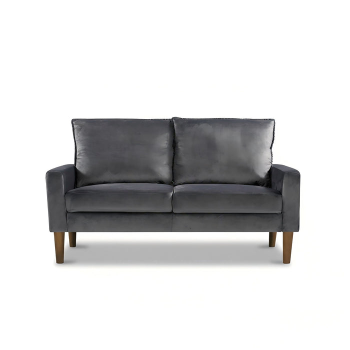 Upholstered Loveseat Sofa, 2 Seater Couch For Living Room Apartment US Pride