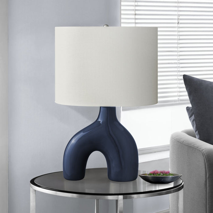 Contemporary Table Lamp With Shade 8th Street