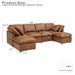 Deep Modular Cloud Sofa, Freely Configurable Home Essentials