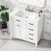 Modern Bathroom Vanity With Sink, Freestanding With Drawers And Doors Hearth and Haven