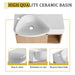 26" Wall Mounted Bathroom Vanity With Sink & Soft Close Door - Oak Home Essentials