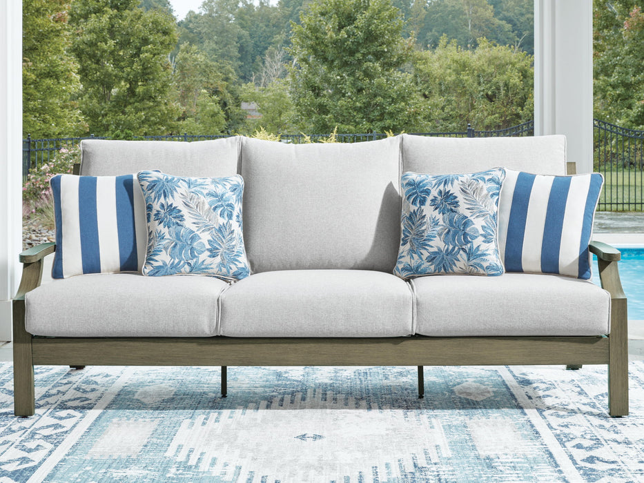 Rainier Ranch - Sofa With Cushion - Brown / Beige Signature Design by Ashley®