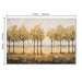 Wall Art Decor Canvas Print Autumn Embellishments Plant Forest Abstract Tree - Tan Leaves Daily Nest