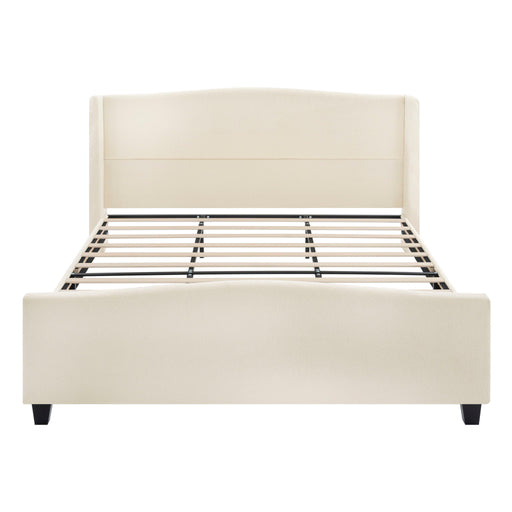 Platform Bed Frame With Tall Headboard And High Footboard Home Essentials