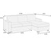 Modern L-Shaped Sectional Sofa Home Essentials