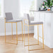 Fuji - Contemporary Design High Back Barstool Lumi Source