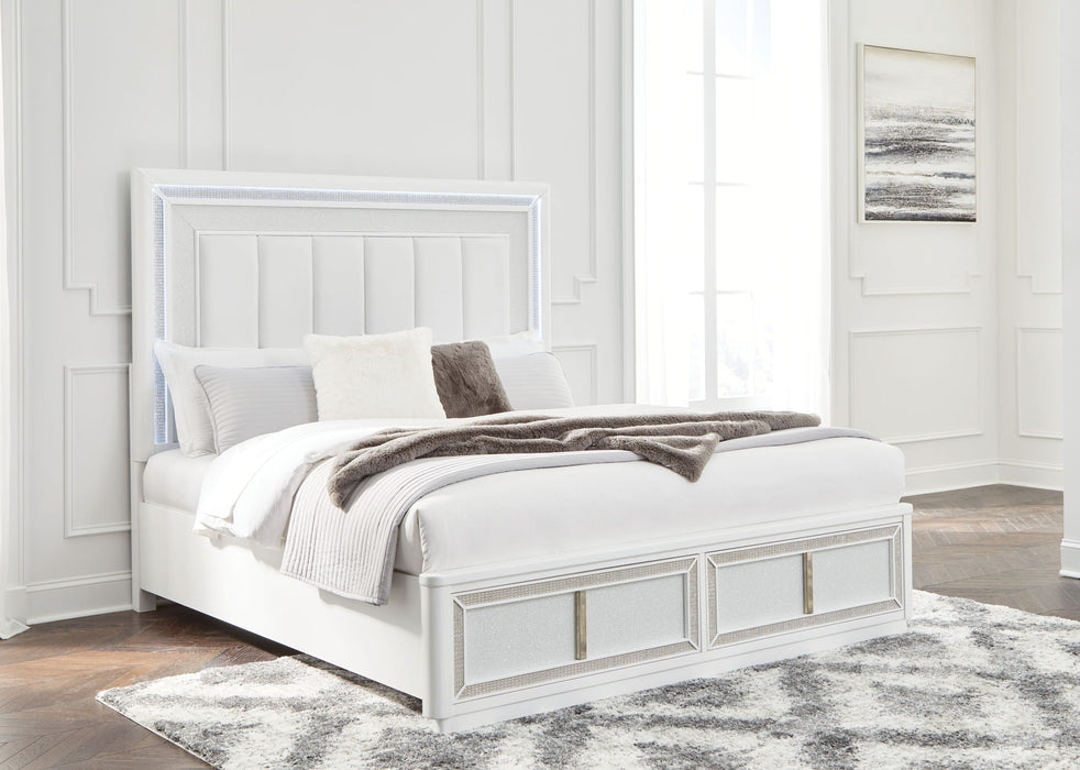 Chalanna - Upholstered Storage Bed Signature Design by Ashley®
