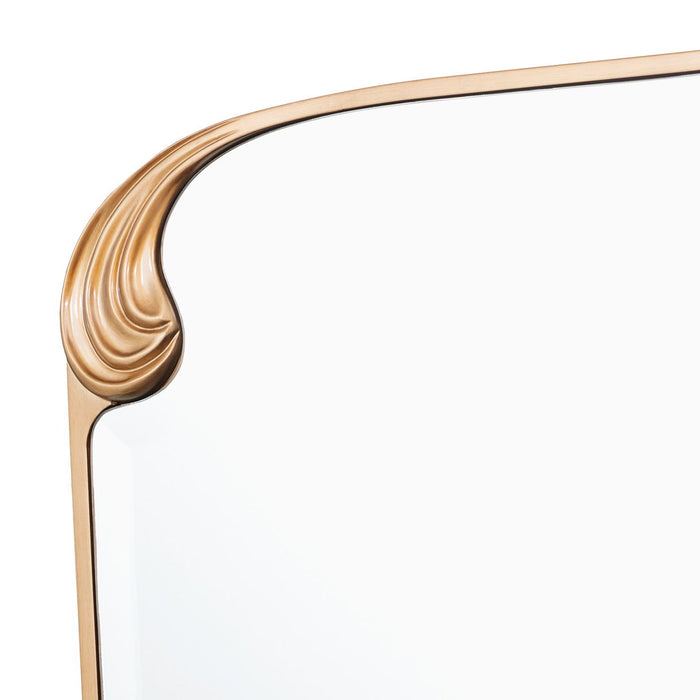 Camellia Field - Dresser Mirror - Gold