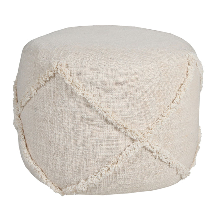 Cotton Ottoman - Cream