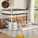 Bunk Bed With Twin Size Trundle, Storage And Desk DreamHaus