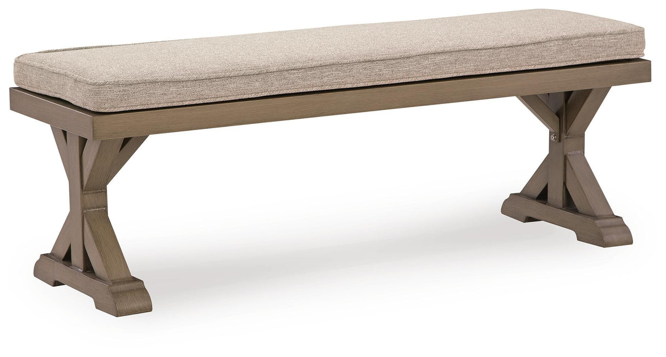 Laguna Heights - Bench With Cushion - Beige Signature Design by Ashley®