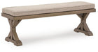 Laguna Heights - Bench With Cushion - Beige Signature Design by Ashley®