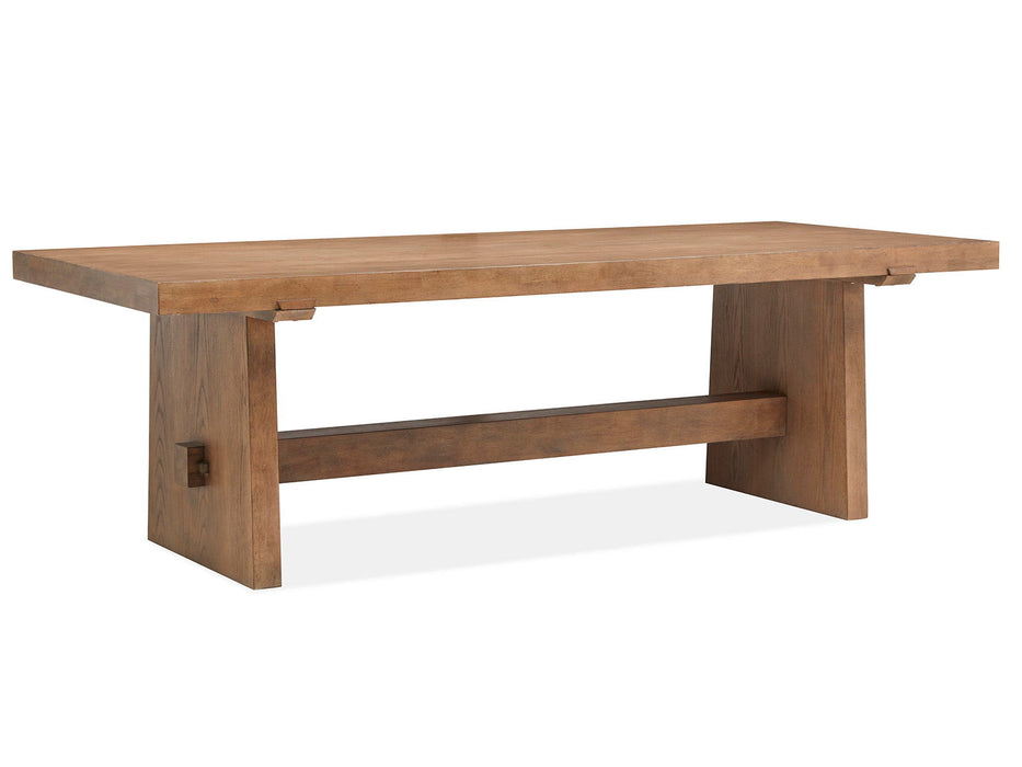Lindon - Trestle Dining Table Set Magnussen Furniture