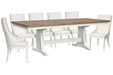 Kingston - Extendable Trestle Dining Table Set Magnussen Furniture