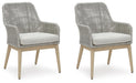 Seton Creek - Arm Chair With Cushion (Set of 2) - Gray Signature Design by Ashley®
