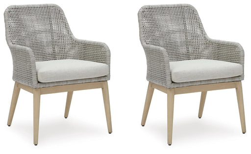 Seton Creek - Arm Chair With Cushion (Set of 2) - Gray Signature Design by Ashley®