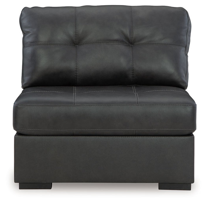 Brindley Pier - Armless Chair - Fog Signature Design by Ashley®