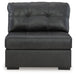 Brindley Pier - Armless Chair - Fog Signature Design by Ashley®