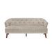 3 Seater Tufted Upholstered Couch Comfy Living Room Sofa Noble House