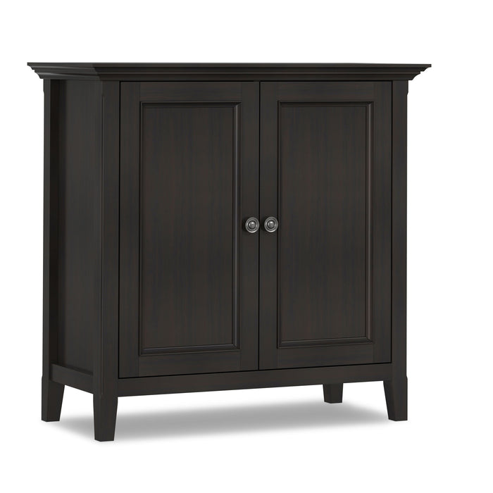 Amherst - 2 Door Storage Cabinet & Adjustable Shelving - Brown Simpli-Home