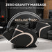 Massage Chair Recliner With Zero Gravity & Full Body Air Pressure - Black Home Essentials