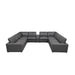 Large Upholstered Seating Modular Sectional Home Essentials