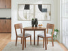 Tameride - 3 Pc. - Dining Table And 2 Chairs - Brown Signature Design by Ashley®