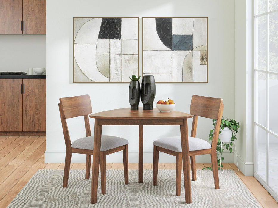 Tameride - 3 Pc. - Dining Table And 2 Chairs - Brown Signature Design by Ashley®