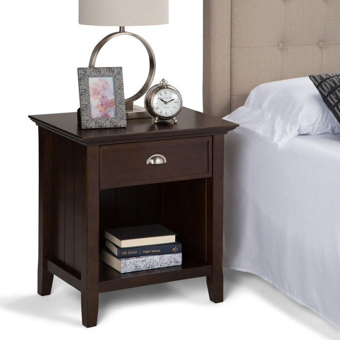 Acadian - Bedside Table, Handcrafted Simpli-Home