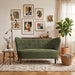 Nordic Chair Laid Back Loveseats With Curved Backres, No Armrests Home Essentials