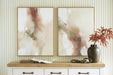 Brettwarth - Wall Art Set (Set of 2) - Green / Blue / Yellow Signature Design by Ashley®