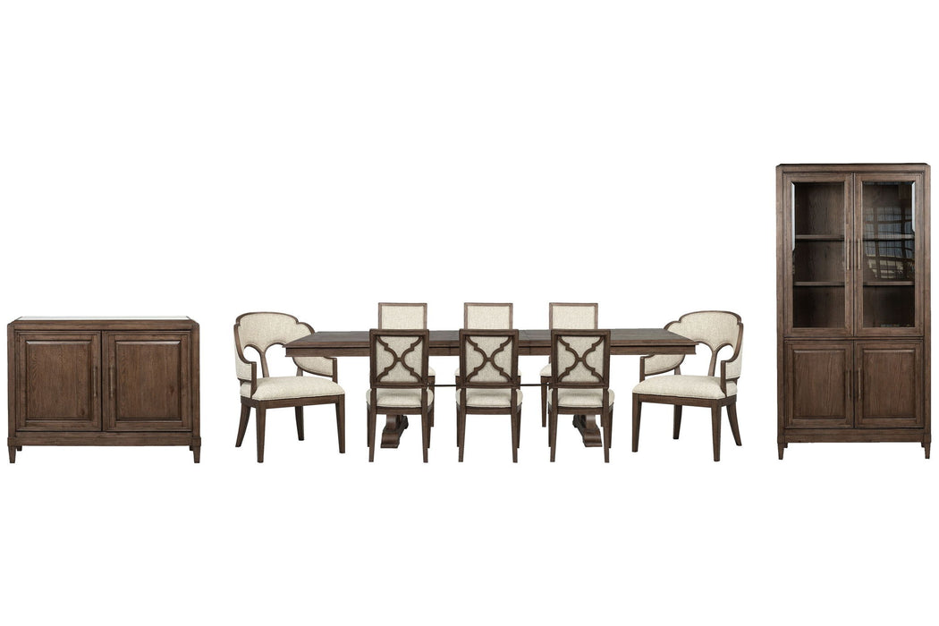 Jubilee - Extendable Trestle Dining Table Set Magnussen Furniture