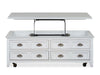 Heron Cove - Lift Top Storage Cocktail Table With Casters - Chalk White Magnussen Furniture