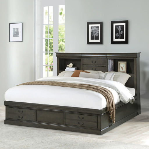 Louis Philippe III - Bed w/Storage ACME
